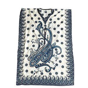 2/$18 SALE! Rima Womens Muumuu Womens Dress One‎ Size Floral Paisley Silky